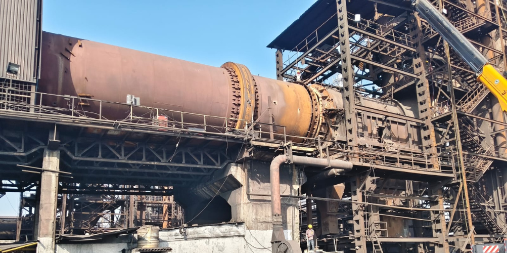 Comprehensive view of SAL Steel manufacturing complex with integrated production operations